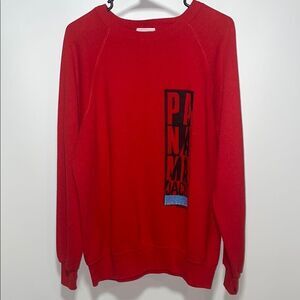 Vintage Panama Jack Red Men's Sweater